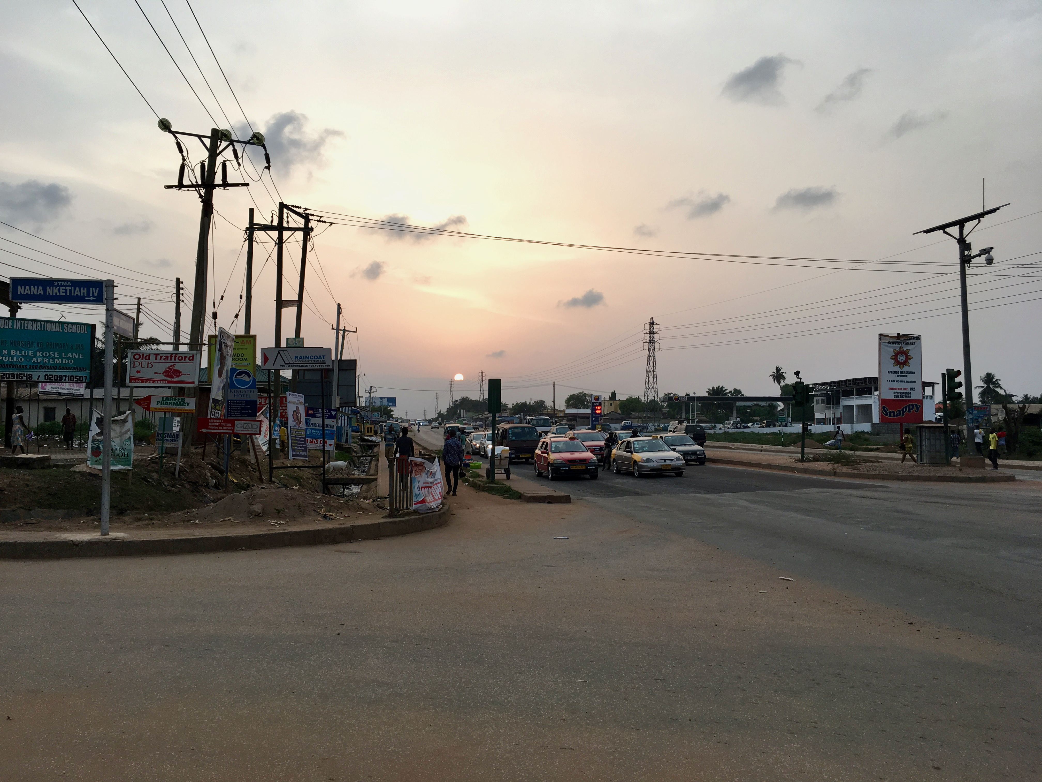 Sunset at Apollo Junction, Takoradi
