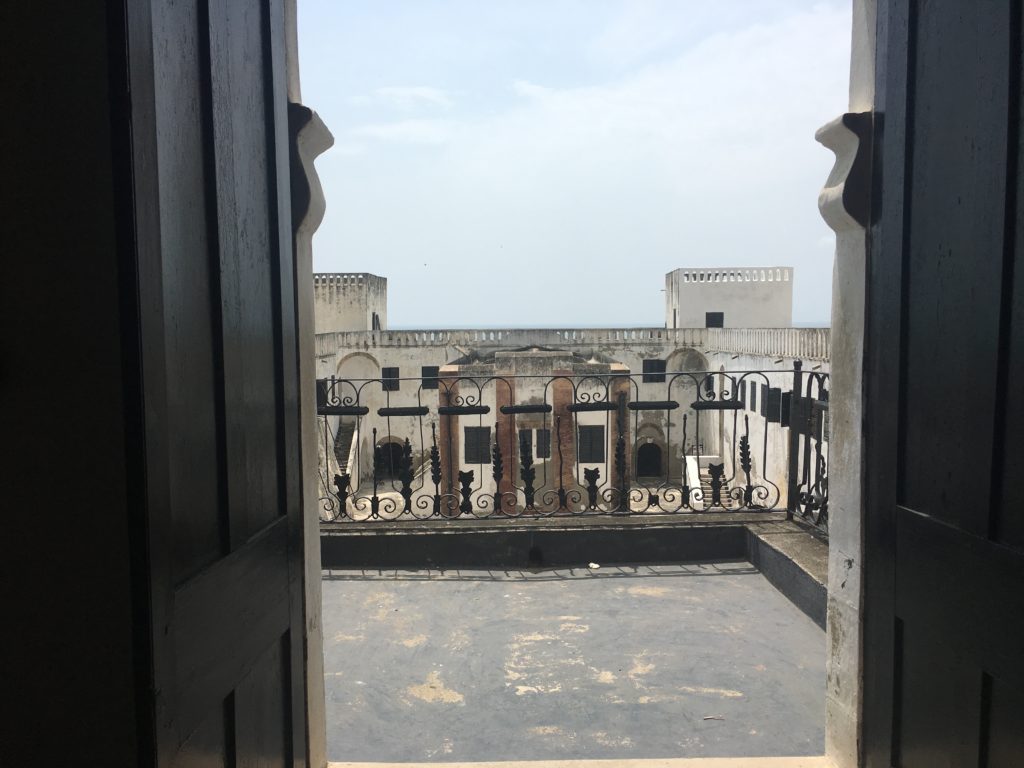 View from the governor's quarters, Elmina Castle